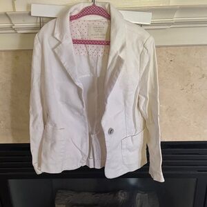 Zara Women's White Blazer